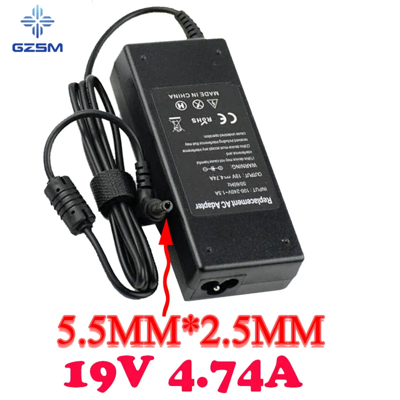 19 в 4.74A ноутбук блок питания для hp F4600A адаптер ACCOM-C16-OL091B13 2100 2500 DV1000 ноутбук зарядное устройство DV6000 X1000 ноутбук AC