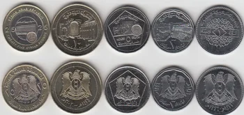 

Syria 5 coins set brand new 100% Authentic Original Coin Collectibles UNC
