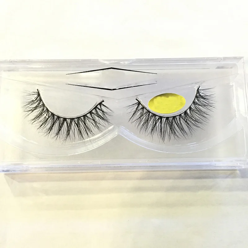 3D Real Mink Makeup Thick Fake False Eyelashes with Glitter Packing Handmade Eye Lashes