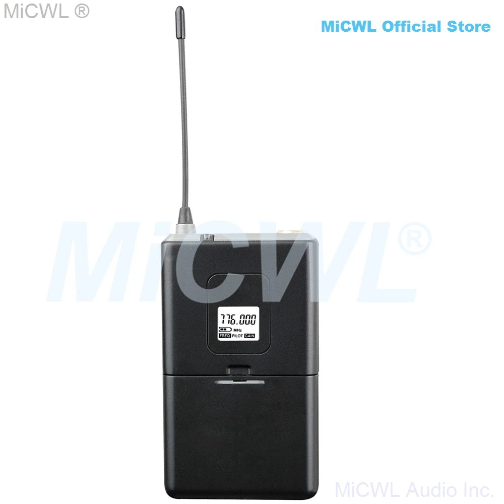 Оригинальная ручная 2 гарнитура MiCWL петличная 400 каналов UHF высокое качество FexEx