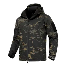 Зимняя новая куртка пальто флисовая водонепроницаемая одежда охотничья куртка Верхняя одежда военная тактическая спортивная камуфляжная куртка