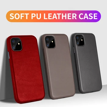 

Original PU Leather Case For iPhone 11 Case Cover Luxury Slim Case Shockproof Bumper For iPhone 7 8 Plus XS Max Phone Bag Case
