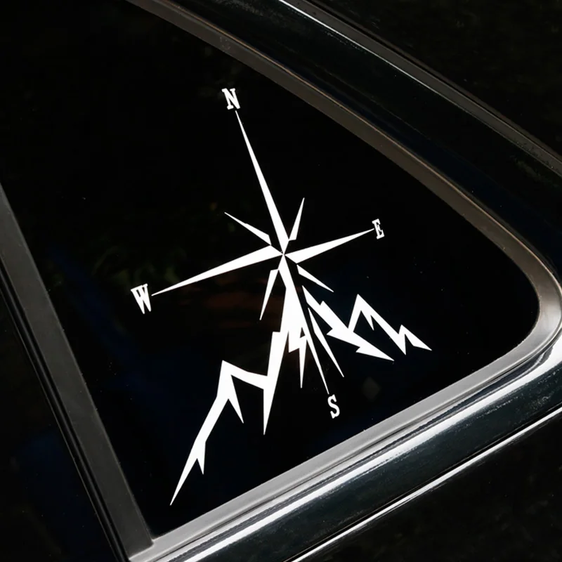 

Noizzy Compass Explorer Car Sticker Outdoors Vinyl Window Auto Decal Reflective Expedition Motorcyle Offroad Tuning Car Styling