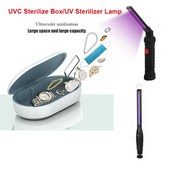 

10W Portable UVC Sterilize Box Mobile Phone Mask Wireless Charging Box Aromatherapy Disinfection UV Sterilizer Disinfection Lamp