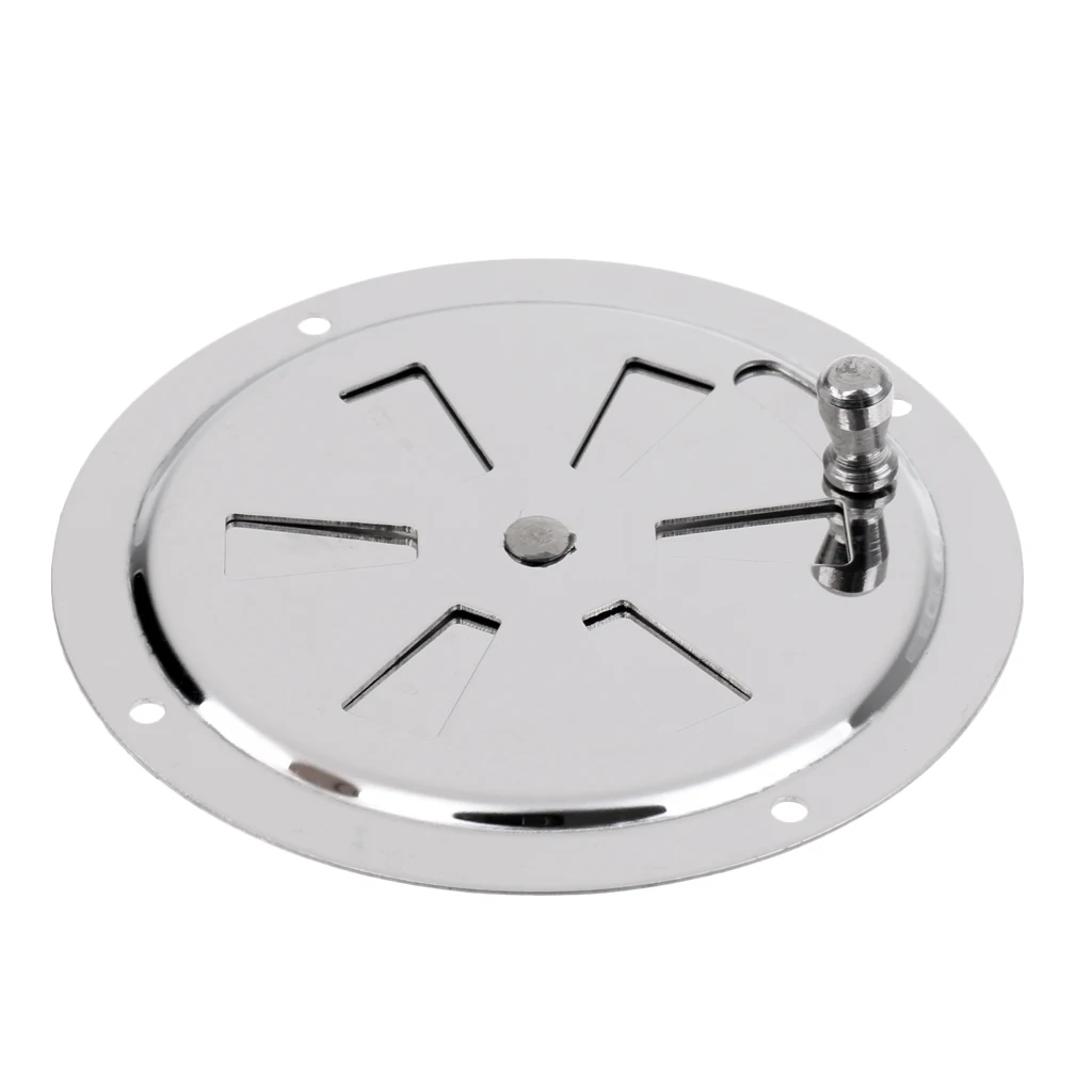 100mm Butterfly Boat Round Louvered Vent Cover Marine Stainless Steel