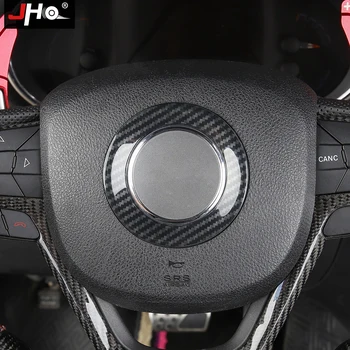 

JHO Carbon Grain Car Steering Wheel Panel Inner Ring Cover Trim For 2014-19 Jeep Grand Cherokee 2017 2016 2015 Limited WK2 2018