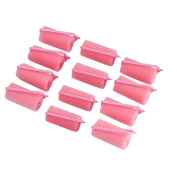 

12pcs/set Magic Sponge Cushion Hair Styling Rollers Curlers DIY Wavy Hair Travel Home Tool 63x32mm