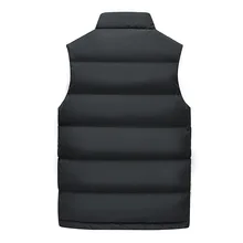 Осень и зима стиль тонкий жилет мужской сплошной черный без рукавов жилет Молодежный Универсальный Повседневный теплый на одежде кардиган