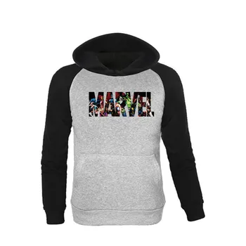 

2020 New Brand Marvel Hoodies men high quality Long sleeves Casual men Sweatshirt Hoodies marvel print Hoodie Tracksuits male