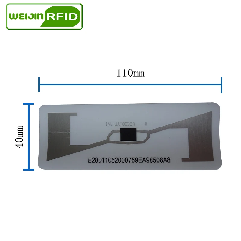 RFID метка UHF стикер лобовое стекло автомобиля EPC6C 915m860-960M водонепроницаемый солнцезащитный крем анти-слеза adhensive пассивный для печати RFID этикетка