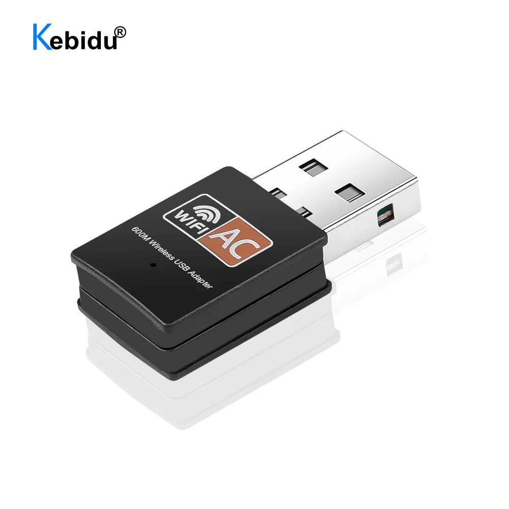 

Kebidu беспроводной USB Wi-Fi адаптер 600 Мбит/с Wi-Fi антенна сетевая карта двухдиапазонный 2,4 5 ГГц usb Lan Ethernet приемник 802.11ac Wi-Fi