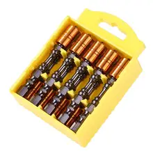 10 шт. 65 мм крестовая головка отвертка бит электрическая отвертка с магнитным наконечником набор