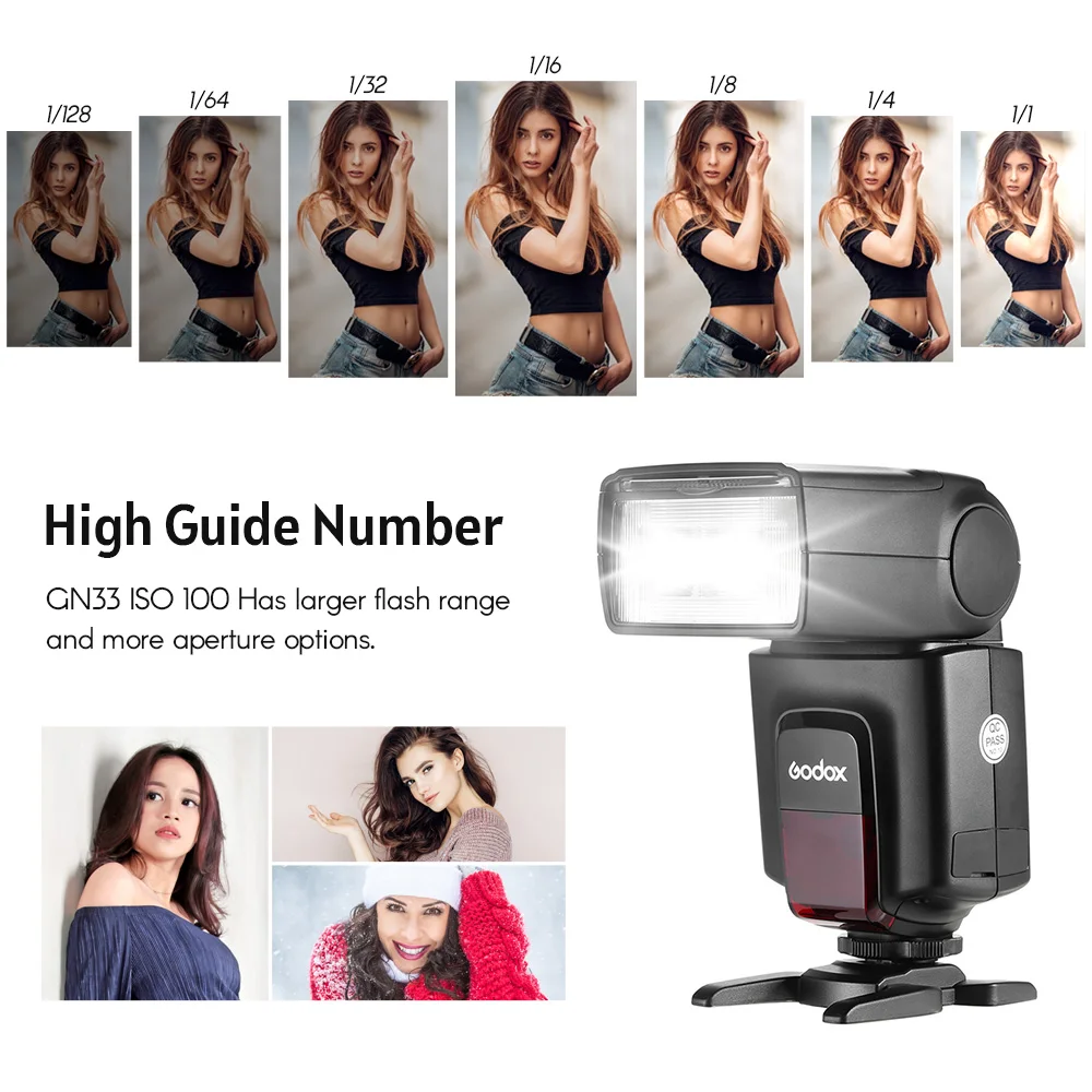 On Camera Flash Godox TT520 Electronic Speedlite+AT-16 2.4G Wireless Trigger Transmitter Guide S1 S2 Mode For Canon Nikon Pentax