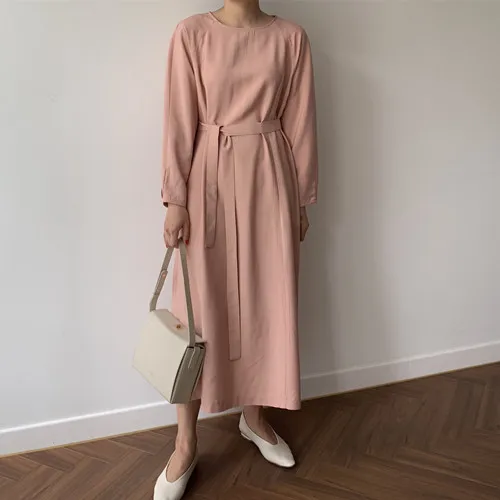 

New Plus size Autumn Spring Dress Girls Female Vintage Dress Long Sleeve Oversize Women Dresses Long Shirt Boho Robe Vestido