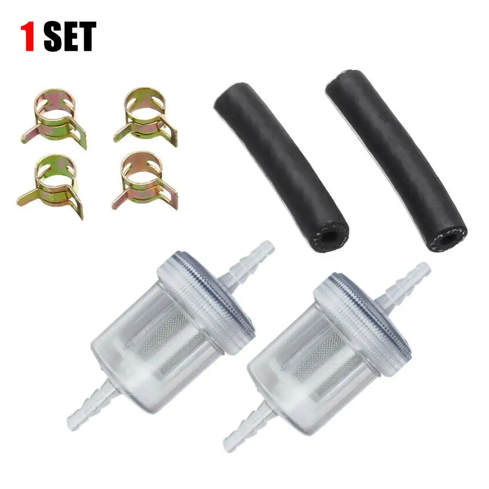 

8pcs Motorcycle Car In-line Fuel Filter Upgrade Kit for Eberspacher Webasto Gasoline filter kit Parking Heater Diesel