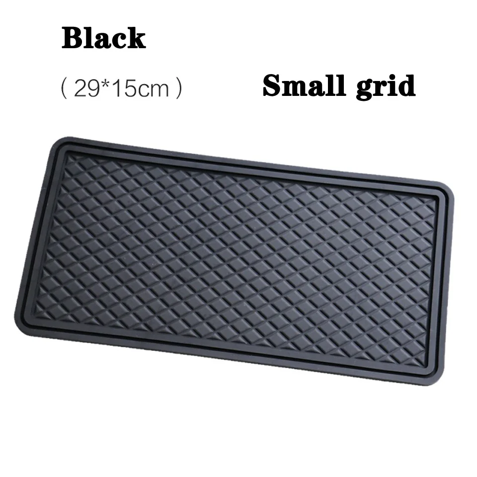 29*15 Cm Car Dashboard Silicone Anti Slip Mat Auto Interior Decoration Non-Slip Pad for Sunglasses MP3 Keys GPS DVR Phone Holder - Название цвета: Black