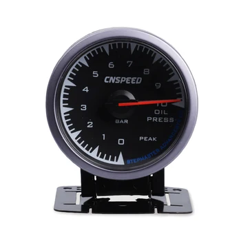

Car 12V 7 Colors Pointer Meter Oil Pressure Gauge Universal Automotive Pointer Meter 2.5" 60mm