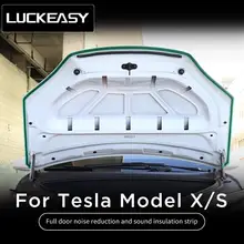 Автомобильная функциональная продукция LUCKEASY для Tesla ModelX и моделей, полностью закрывающая дверь, шумоподавление и шумоизоляция, уплотнительная лента Автомобильная функциональная продукция LUCKEASY для Tesla ModelX и моделей, полностью закрывающая дверь, шумоподавление и шумоизоляция, уплотнительная лента
