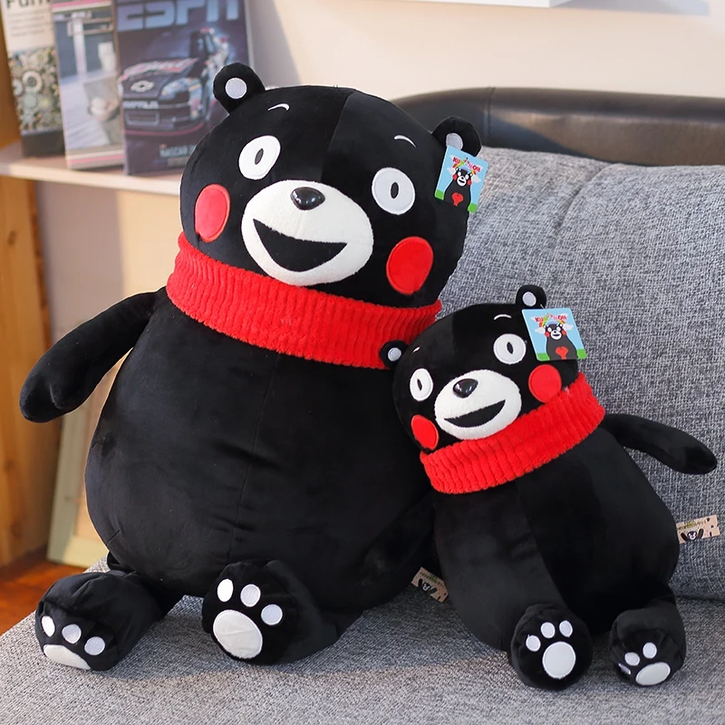 Kawaii Япония мультфильм изображение Кумамон коричневый плюшевый мишка мягкие игрушки, животные мягкая подушка подарки украшения подарок на день рождения