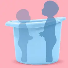 Для детей, малышей ванночка ванна для бассейна большой ванна ведро может сидеть