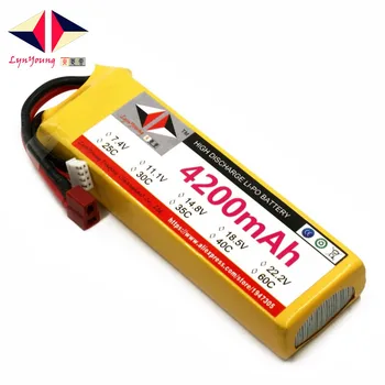 

LYNYOUNG RC 2S Lipo Battery 7.4V 4200mAh 25C 30C 35C 40C Battery for Car Airplane Helicopter Boat AKKU