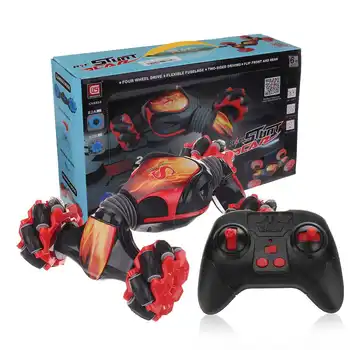 

RC Car 4WD Twisting Control Desert Road Cars 2.4GHz Vehicle Double Sided Flip Climb Drift Toy Christmas Gifts for Children