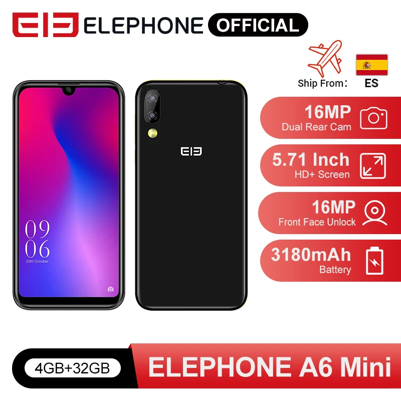 Смартфон Elephone A6 mini 4+32ГБ | Мобильные телефоны и аксессуары