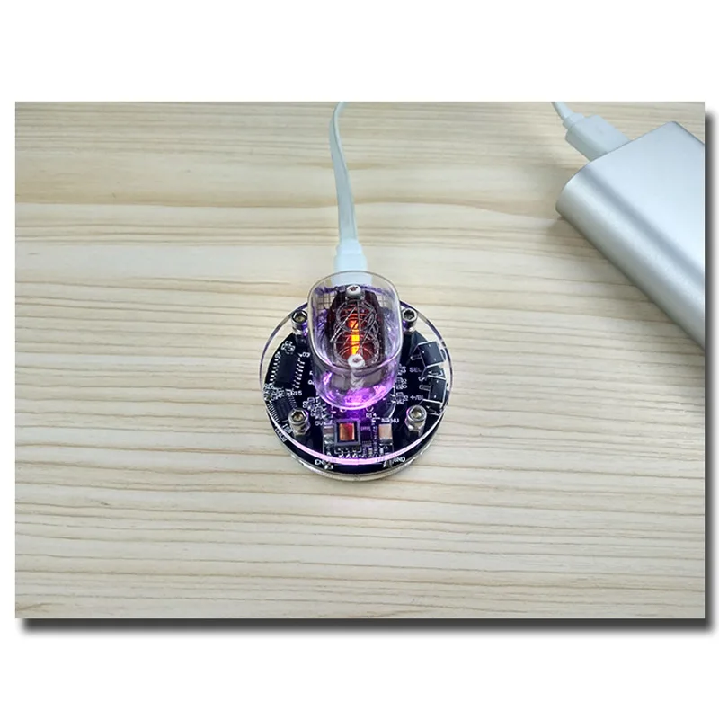 Однотрубные QS27-1 светящиеся часы nixie