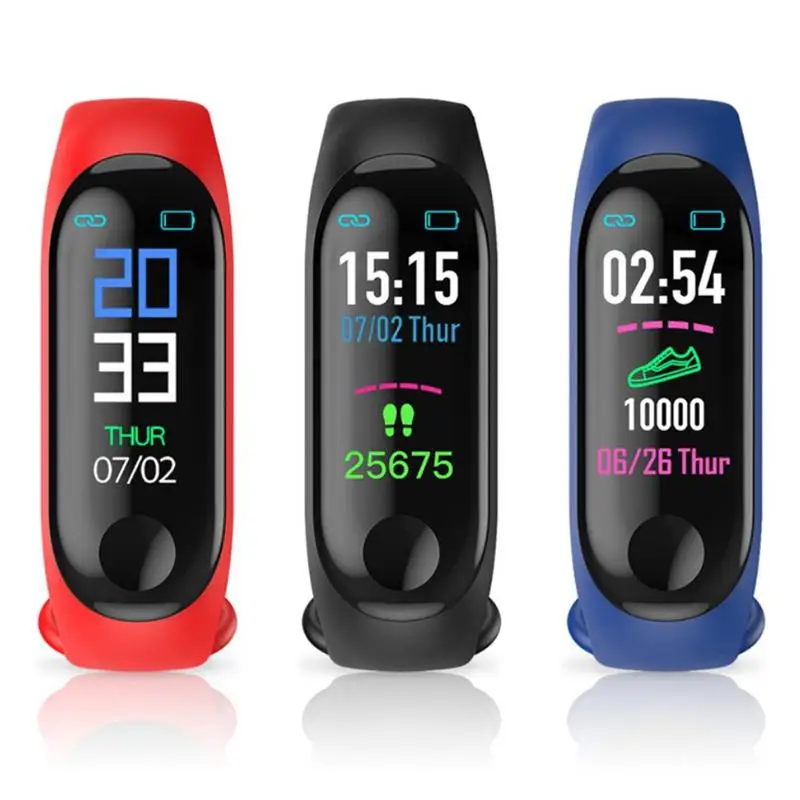 M3 Band Smart Braelet Монитор артериального давления фитнес трекер для измерения