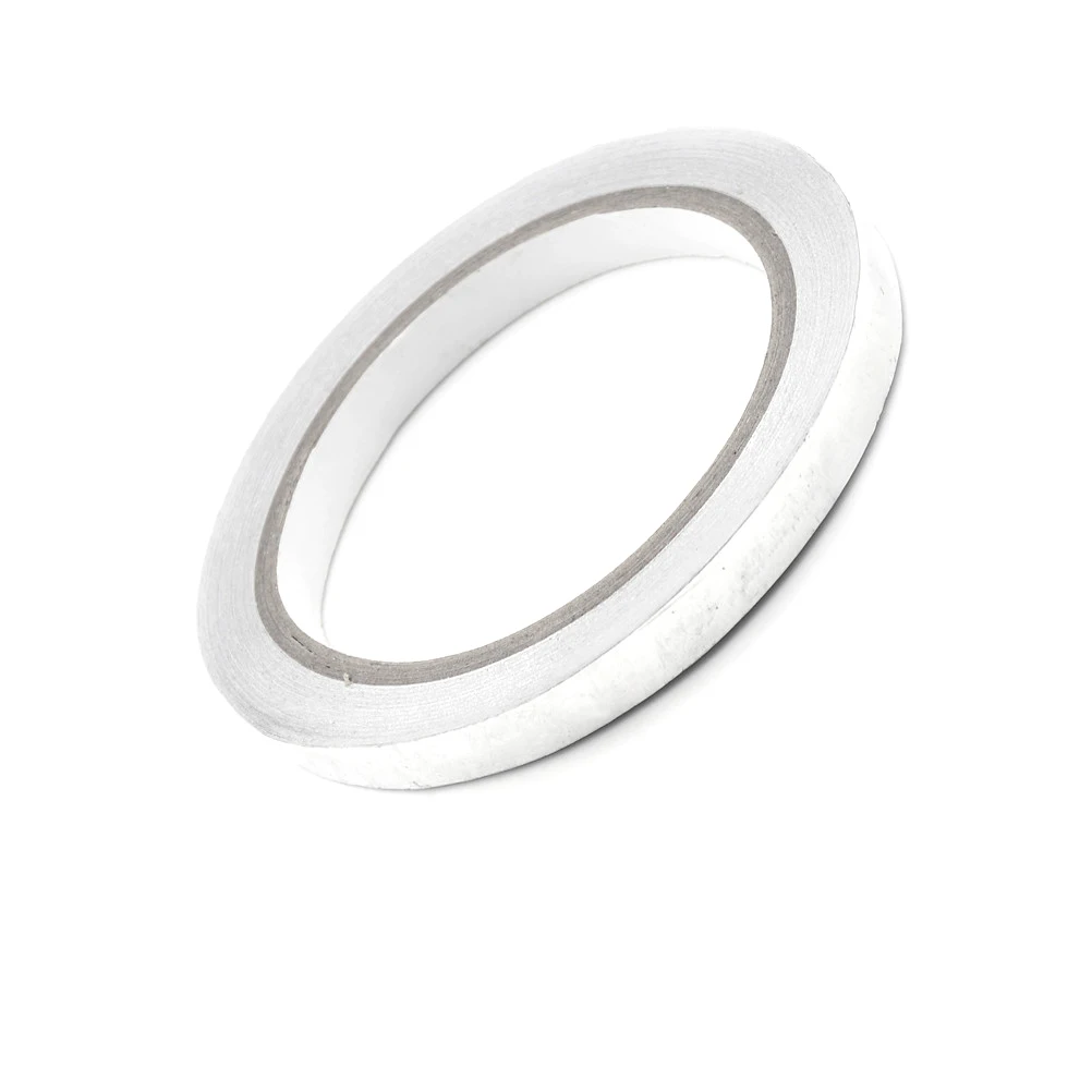 

20m Adhesive Tape 10mm Aluminium Foil Adhesive Sealing Duct Tape Heat Resist High Temperature Resistant Foil Single Side