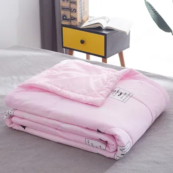 

Printed Cotton Summer Quilt Aircondition Blanket Comforter Bed Cover Quilting Colcha Casal Quilted Bedspread Adults Home Textile