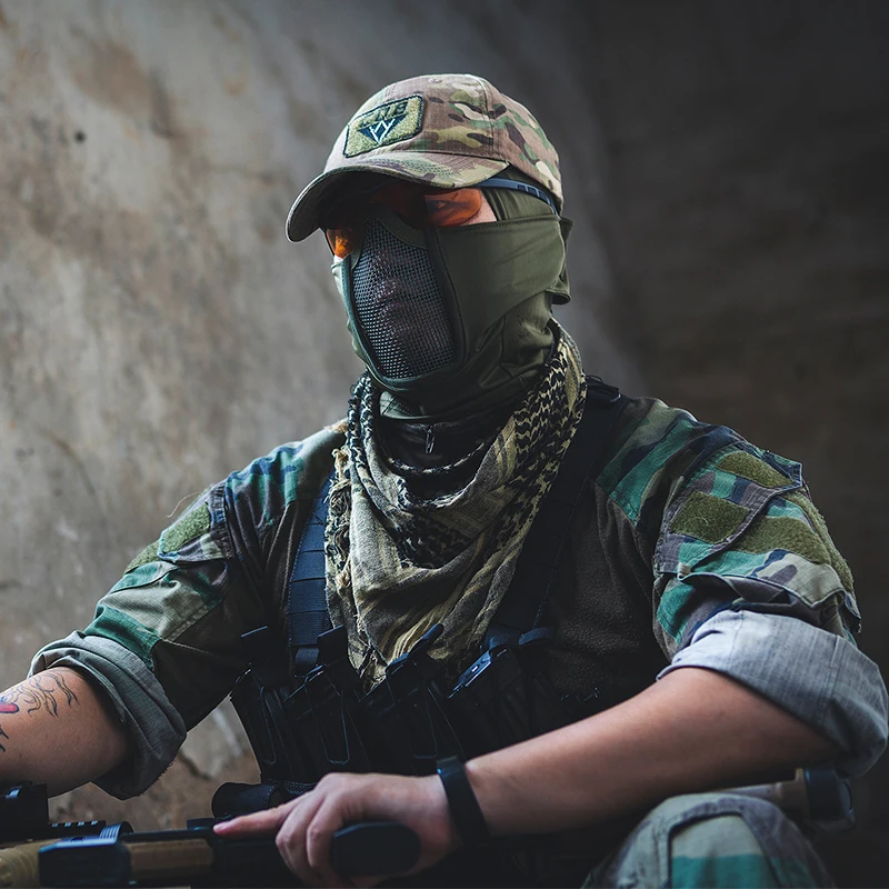 Price OneTigris Tactical Ninja Style Full Face Mask Balaclava Mesh Mask Protective Mask for Airsoft Paintball Tested at 800FPS