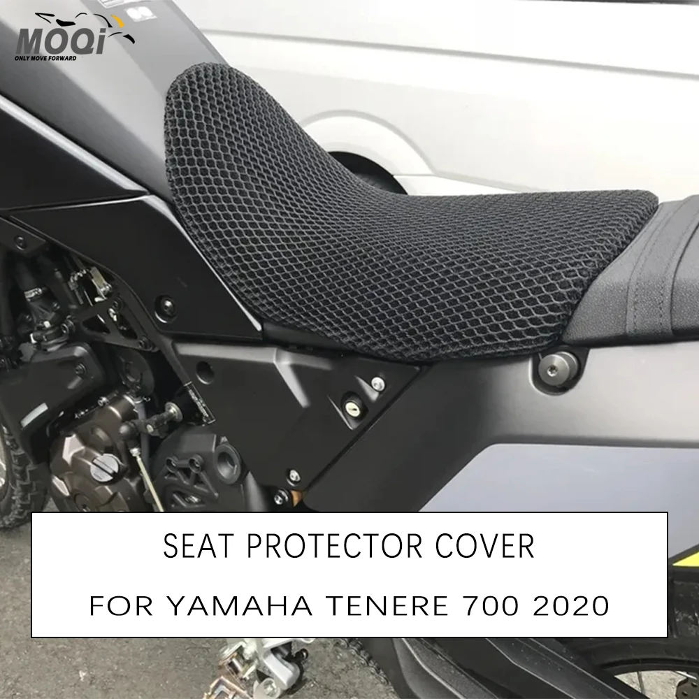 

Защитная подушка для мотоциклетного сиденья, чехол для сиденья Yamaha Tenere 700 Tenere700 T7 T 700, охлаждающий коврик из нейлоновой ткани с сотовой структурой