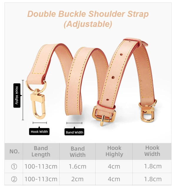 41.3“/45.3 Real Vachetta leather crossbody strap replacement shoulder strap  Luxury - AliExpress