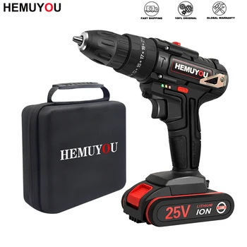 

25V Screwdriver Electric Hand Drill Battery Rechargeable Electric Hammer Drill Electric Screwdriver Household Electric Tool