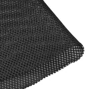 

uxcell Speaker Grill Cloth 1x1.45 Meters 39x57 Inch Polyester Fiber Dustproof Stereo Mesh Fabric for Repair DIY Black