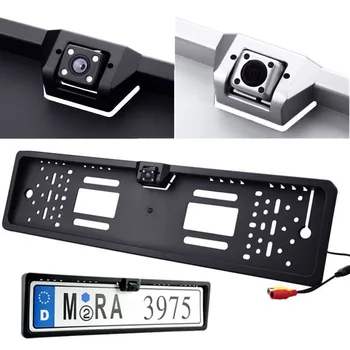 

Car Rear View Camera EU European License Plate Frame Waterproof Night Vision Auto Reverse Backup Camera