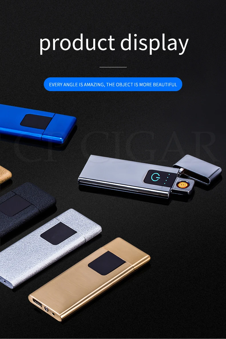 GALINER электронная Usb Зажигалка металлическая мини-зажигалка для сигар карманная наружная перезаряжаемая Зажигалка для сигарет электрическая курительная пожарная