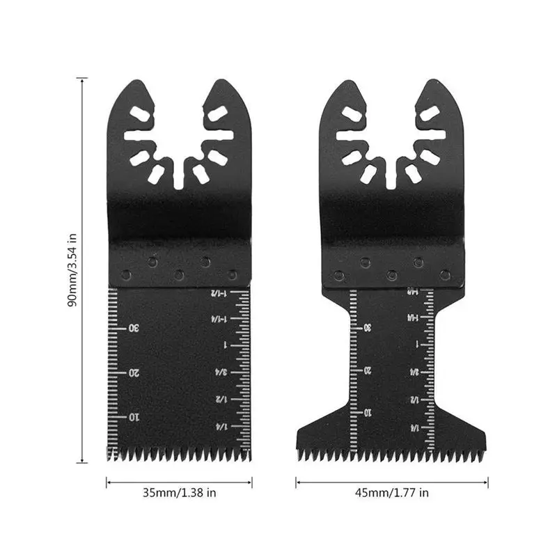 

20Pcs Professional Oscillating Tool Blades Quick Release Saw Blade for Wood Metal Plastic Cutting for Fein Multimaster, Ryobi, M