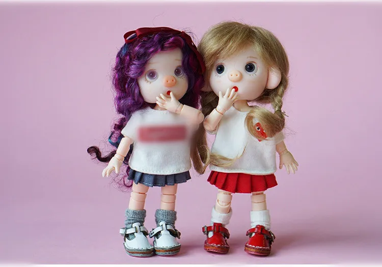 1 шт. [плиссированная юбка для куклы 1/12] Униформа OB11 obitsu11 (подходит Ob11 BJD12 cu
