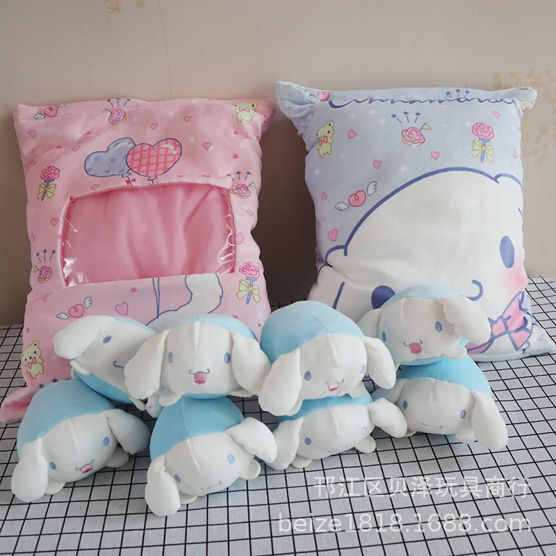 Розовый сердце девушки милый мультфильм KT My Melody da er gou большой мешок пудинга MacBook собака подушка
