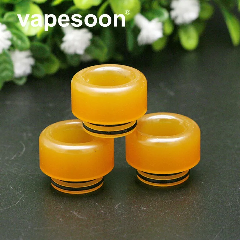 Vapesoon Желтая Смола 510/810 капельный наконечник для атомайзера TFV8 RDA RTA RDTA Vaporizador Mod Vape