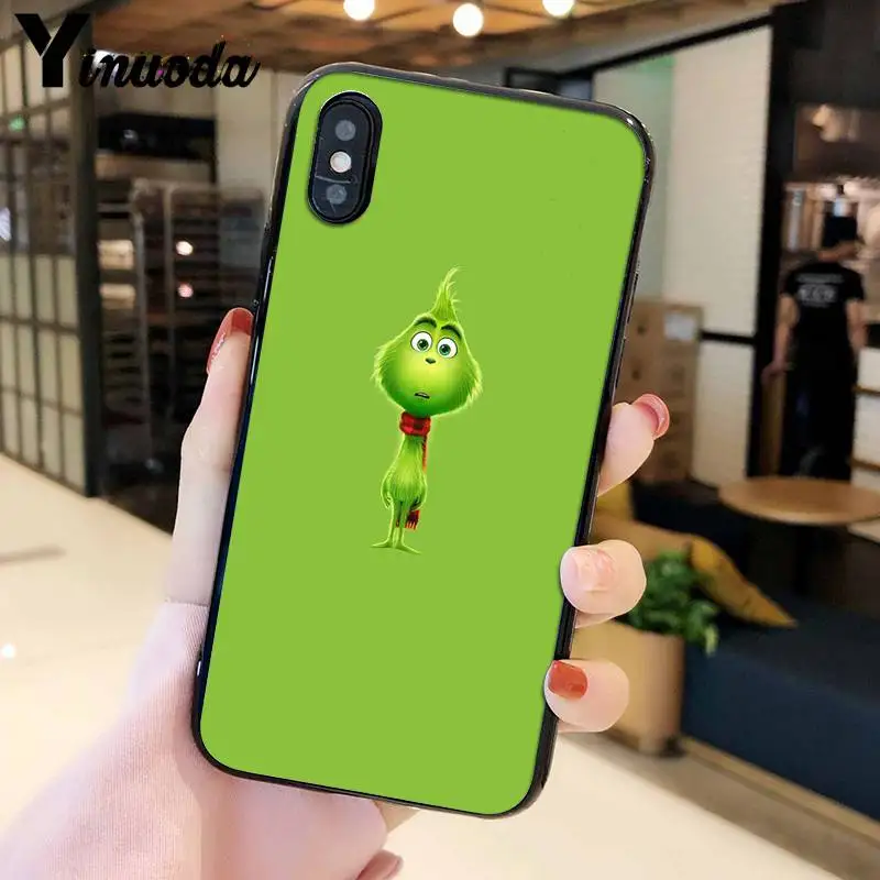A8 Yinuoda Grinch Chrustma TPU Мягкий силиконовый чехол для телефона чехол для iPhone 8 7 6 6S Plus X XS MAX 5 5S SE XR мобильных телефонов - Цвет: A8