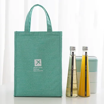 

Tote Insulation Package Office Worker Cooler Portable Carrying Bento Pouch Lunch Bag For Women Men Oxford Fabric Ourdoot Picnic