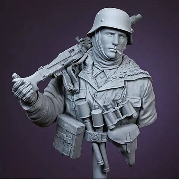 Модель из смолы GK модель MG42 Gunner подразделение Totenkopf Харьков 1/10 военная тема