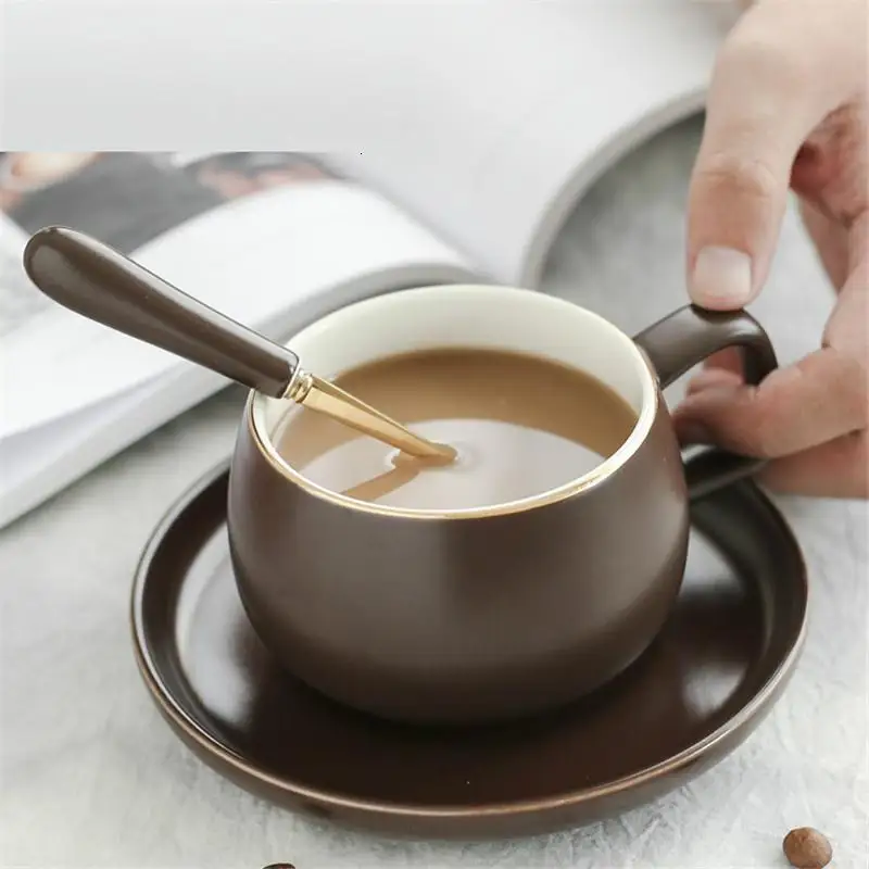 Забавный Tazzine Caffe Coffe Caneca Criativa Vajilla бутылка для воды аксессуары посуда для напитков Новинка кофе путешествия керамическая чашка и кружка