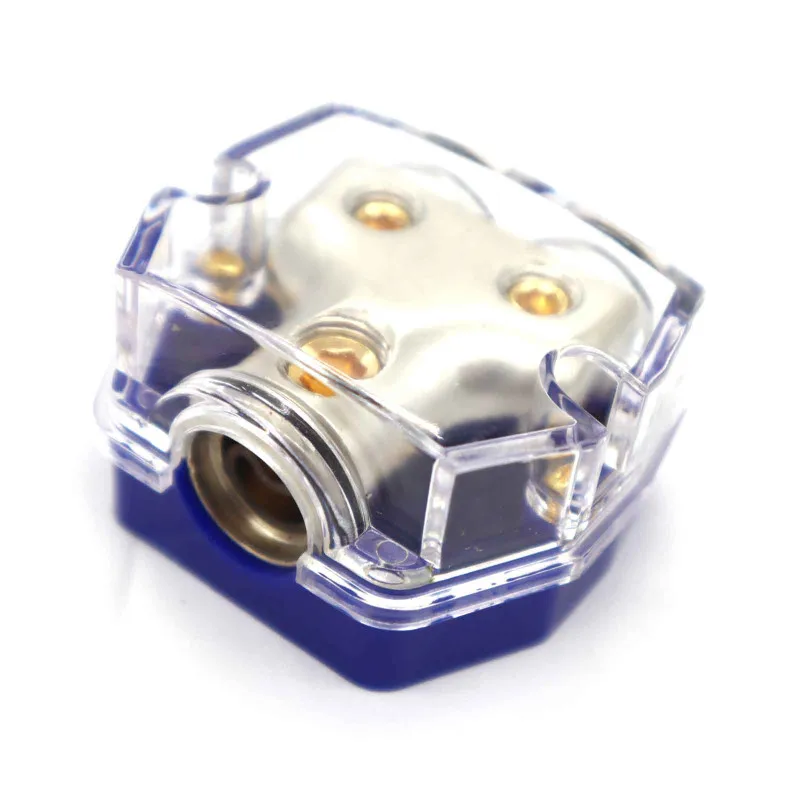 

12-24V Car Fuse Holder Distribution Block Audio System Protection TWO Way Power Distribution