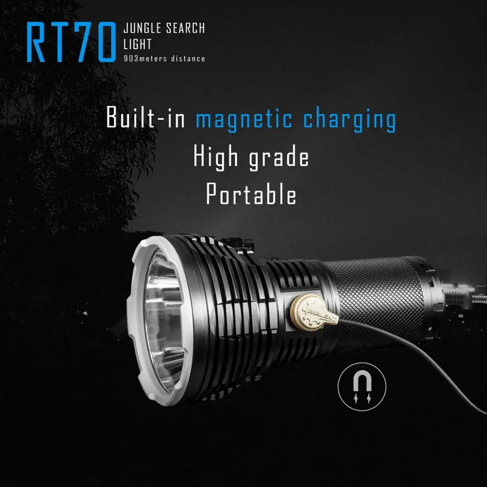 IMALENT RT70 мощный светодиодный светильник для вспышки s CREE XHP70.2 5500 люмен 18650