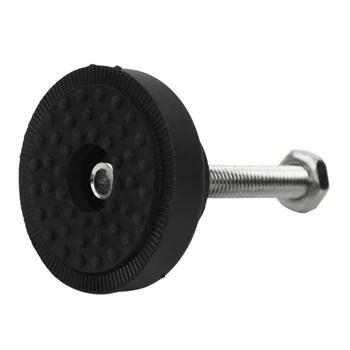 

2Pcs Adjustable Threaded Pole Leveling Foot Furniture Glide M8x50mm