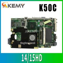 K50C płyta główna 14 15HD REV 2 1 USB2 0 dla ASUS K40C K50C X5DC K50C laptopa płyty głównej K50C teste płyty głównej OK tanie i dobre opinie CN (pochodzenie) NONE